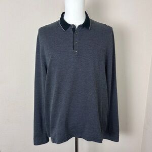 Ted Baker London Men’s Long Sleeve 3 Button down polo | Size 7